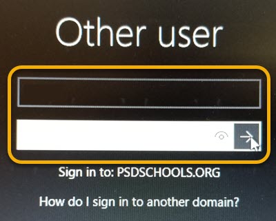 logging into a District Laptop5
