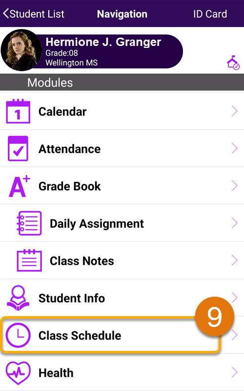 Using your Parent VUE account Mobile9