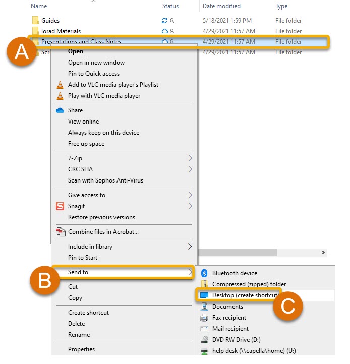 Adding a Shortcut to Your Desktop 2