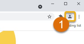 Logging in to Chrome 1