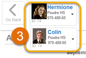 Select correct child