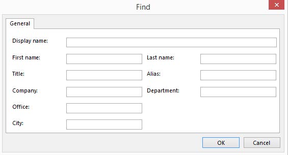 Contact form screenshot