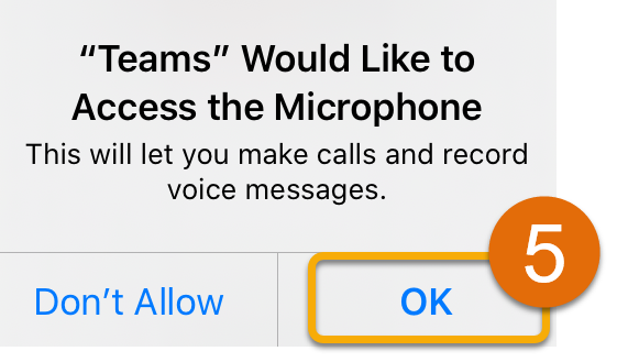 Installing Teams on iPhone 2-5