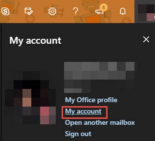 My account