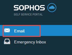 Email Menu Screenshot