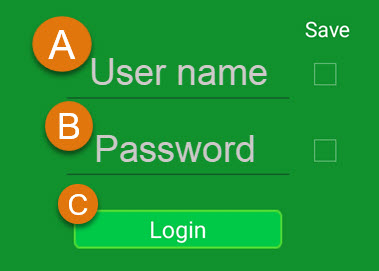 Logging in on a Mobile 6