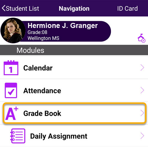 Using your Parent VUE account Mobile 3