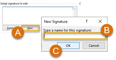 Creating a Signature 3