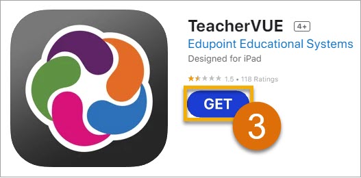 App store TeacherVUE