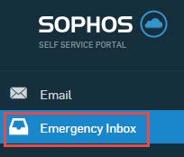 Emergency Inbox Screenshot